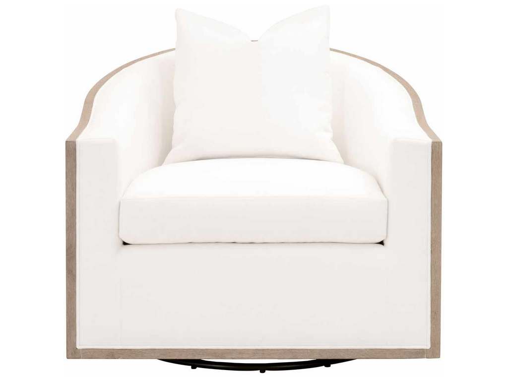 Essentials for Living 6656.LPPRL/NG Paxton Swivel Club Chair in LiveSmart Peyton Pearl Natural Gray Oak Essentials for Living 6656.LPPRL/NG Paxton Swivel Club Chair in LiveSmart Peyton Pearl Natural Gray Oak