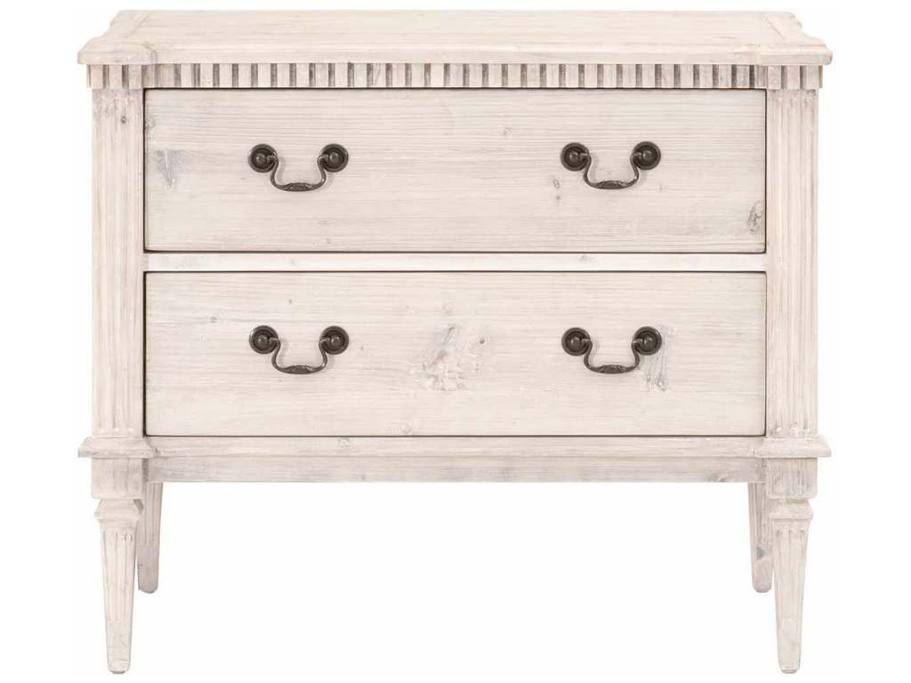 Essentials For Living 8063.WW-PNE  Rhone Accent Chest in White Wash Pine