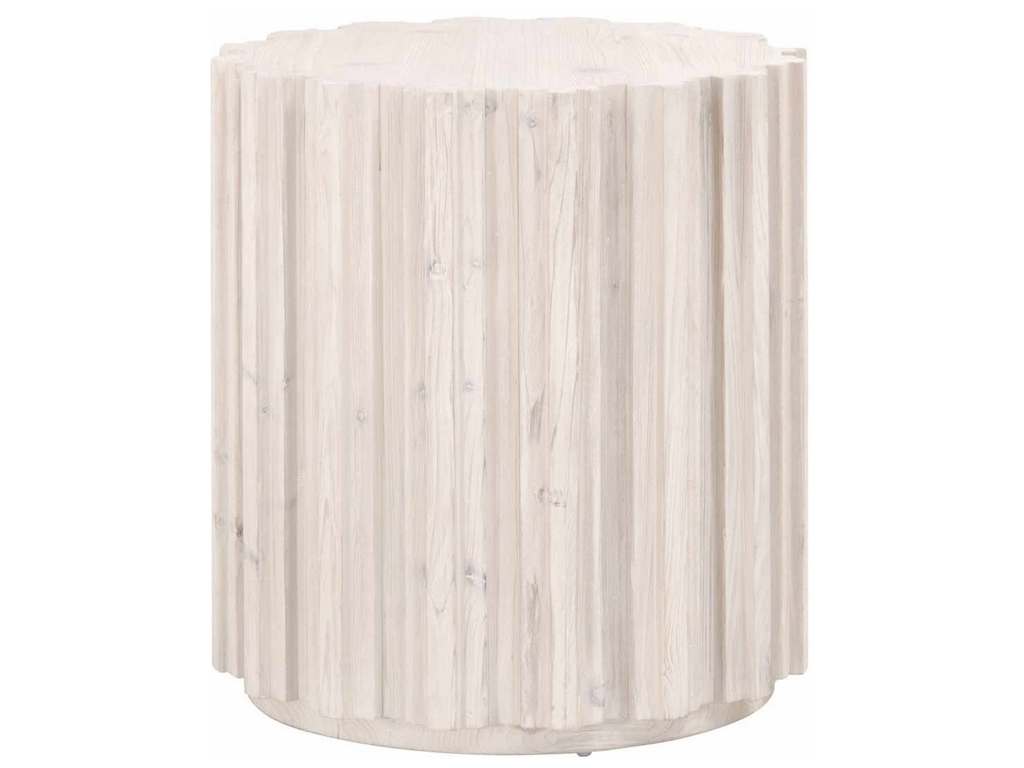 Essentials for Living 8105.WW-PNE  Roma End Table in White Wash Pine