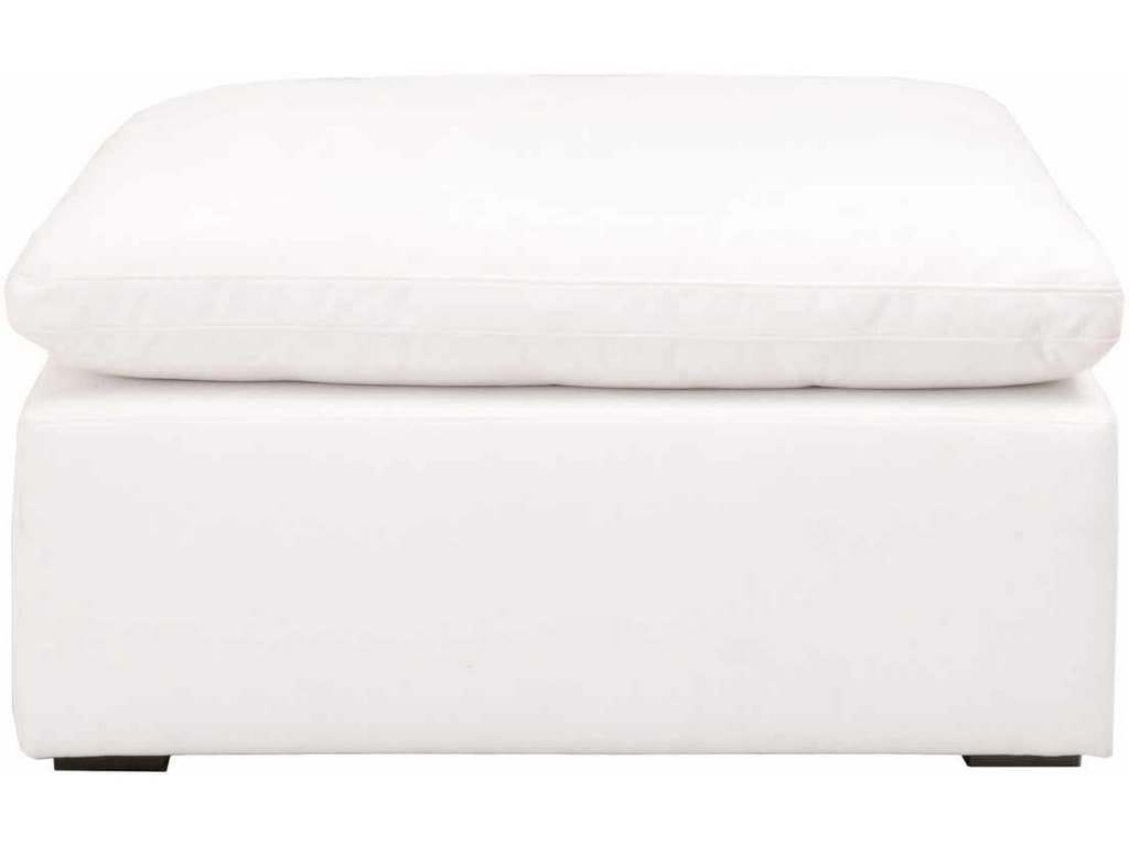 Essentials For Living 6610-0.LPPRL  Sky Modular Ottoman in LiveSmart Peyton Pearl Espresso