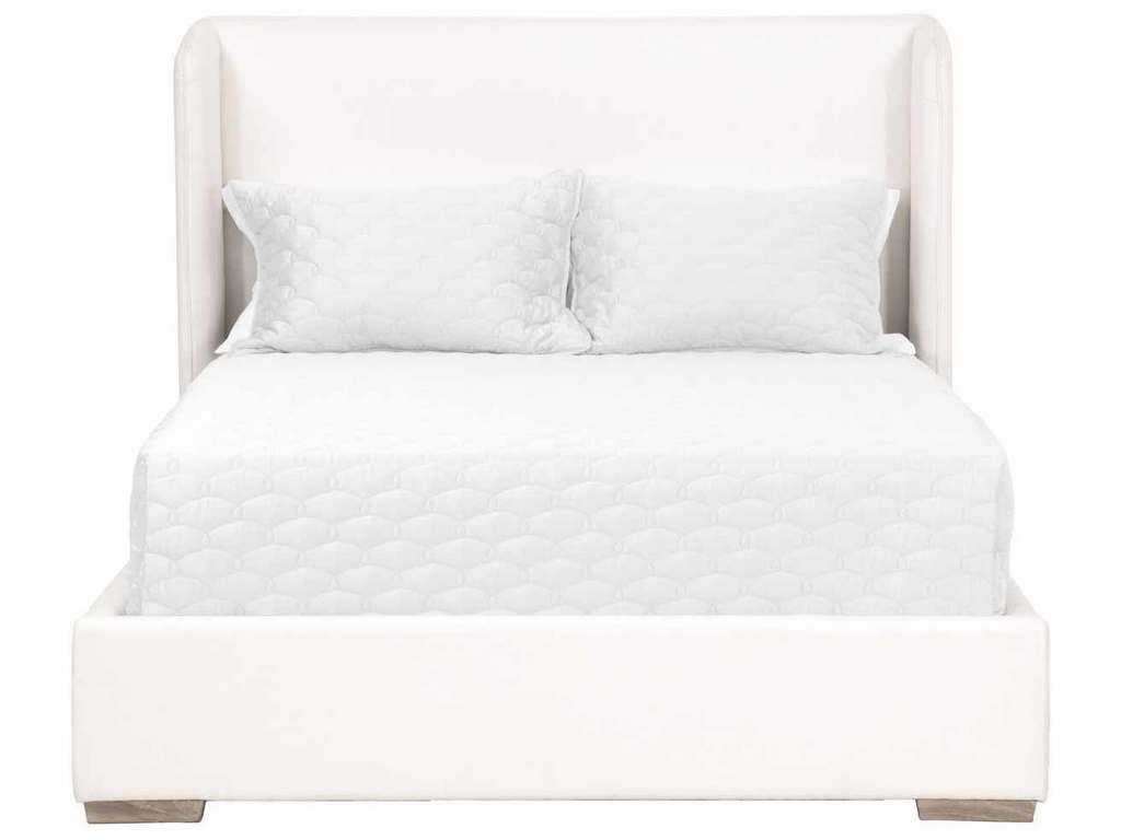 Essentials For Living 7126-3.LPPRL/NG  Stewart Standard King Bed in LiveSmart Peyton Pearl Natural Gray Oak