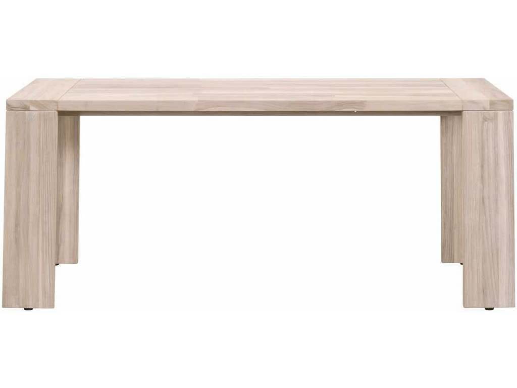 Essentials for Living 6830.GT  Sur Outdoor Dining Table in Gray Teak