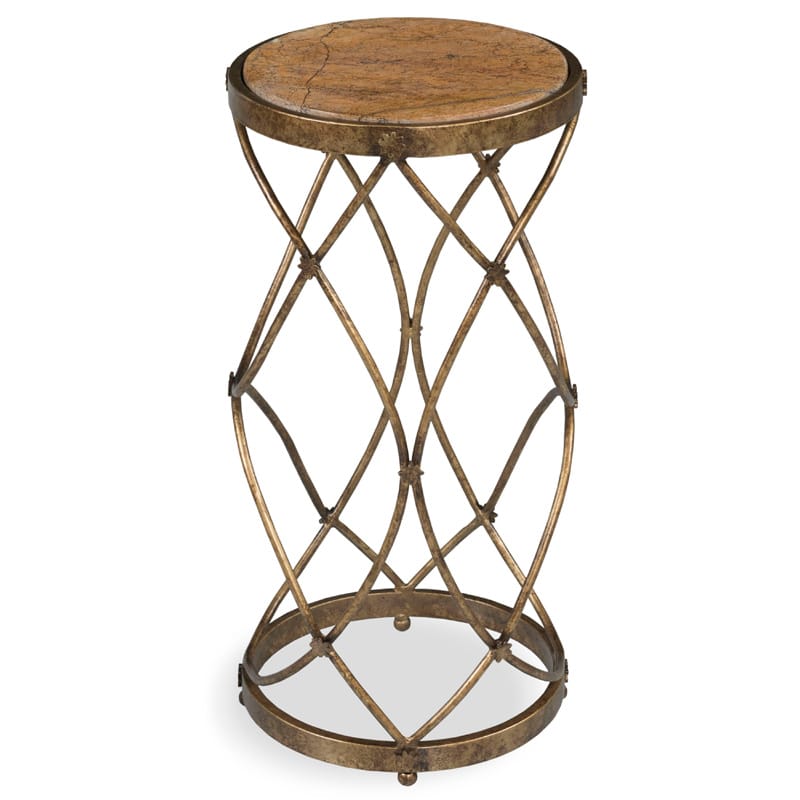 Fairfield 8014-88 Belfort Marble Top Drink Table Fairfield 8014-88 Belfort Marble Top Drink Table