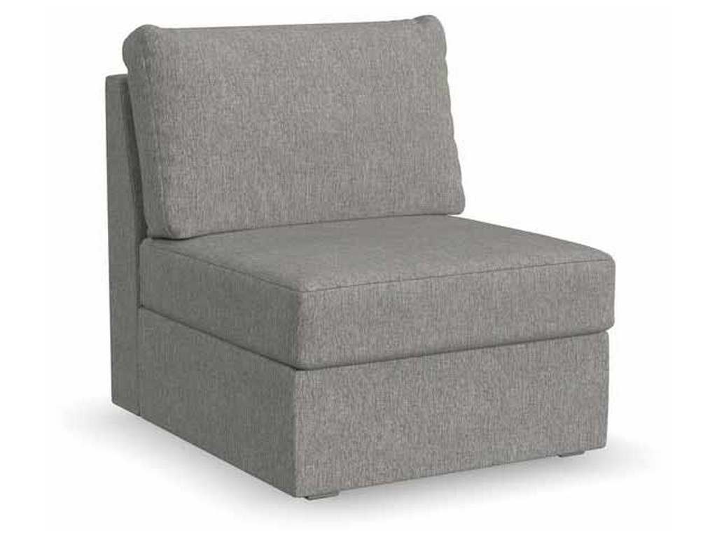 Flexsteel 90221931302 Flex Armless Chair Pebble