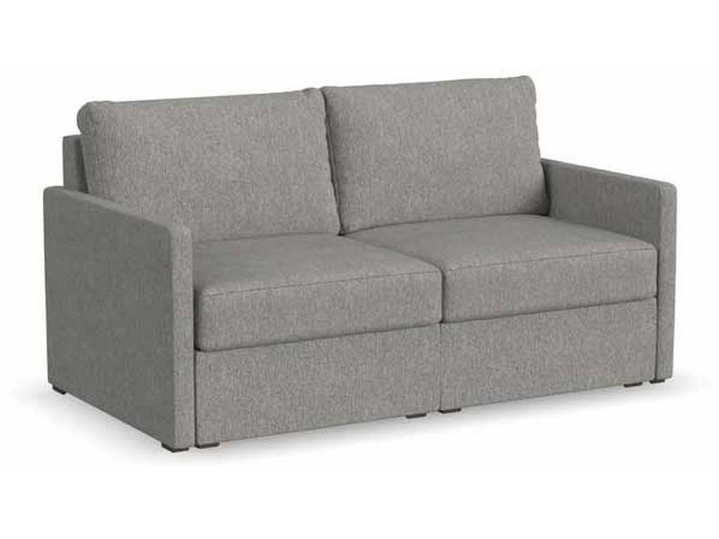 Flexsteel 902220N31302 Flex Loveseat with Narrow Arm Pebble