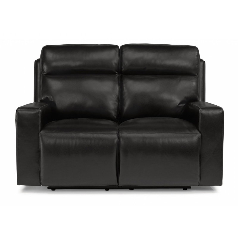Flexsteel 1181-60PH Niko Leather Power Reclining Loveseat with Power Headrests Flexsteel 1181-60PH Niko Leather Power Reclining Loveseat with Power Headrests