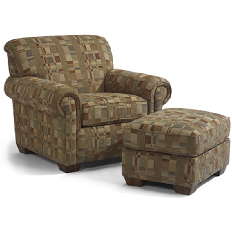 Flexsteel 5988-10-08 Main Street Chair and Ottoman