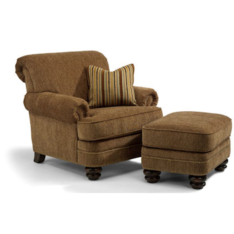 Flexsteel 7791-10-08 Bay Bridge Chair and Ottoman