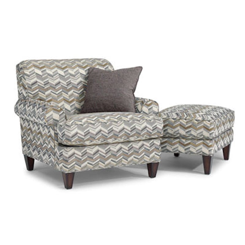 Flexsteel 5654-10-08 Venture Chair and Ottoman