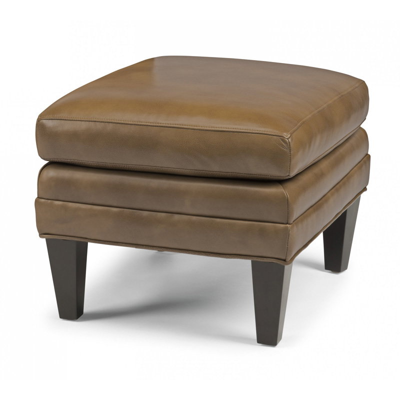 Flexsteel 1104-08 Ashcroft Leather Ottoman