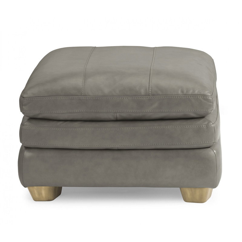 Flexsteel 1304-09 Ivy Leather Cocktail Ottoman