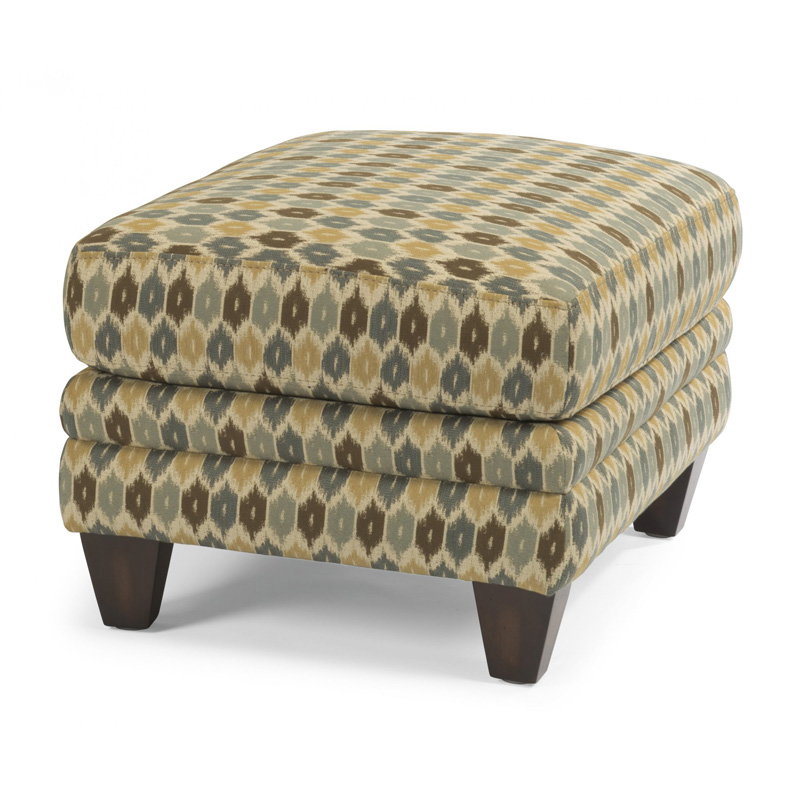 Flexsteel 1577-08 Windows Fabric Ottoman