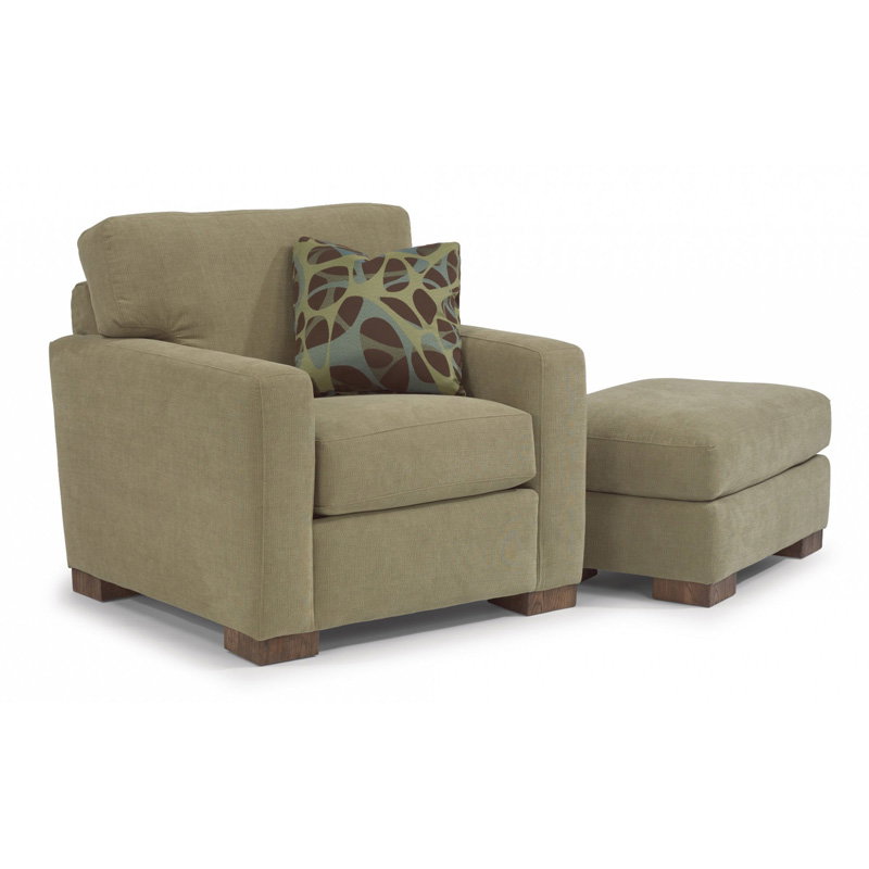 Flexsteel 7399-08 Bryant Fabric Ottoman Flexsteel 7399-08 Bryant Fabric Ottoman
