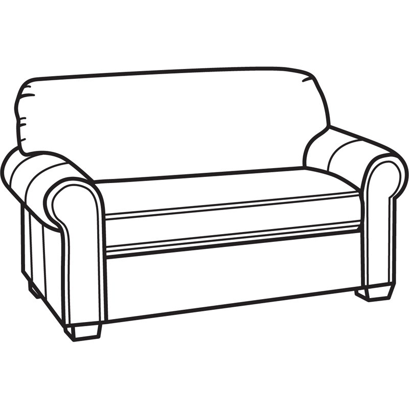 Flexsteel 3535-41 Thornton Leather Twin Sleeper