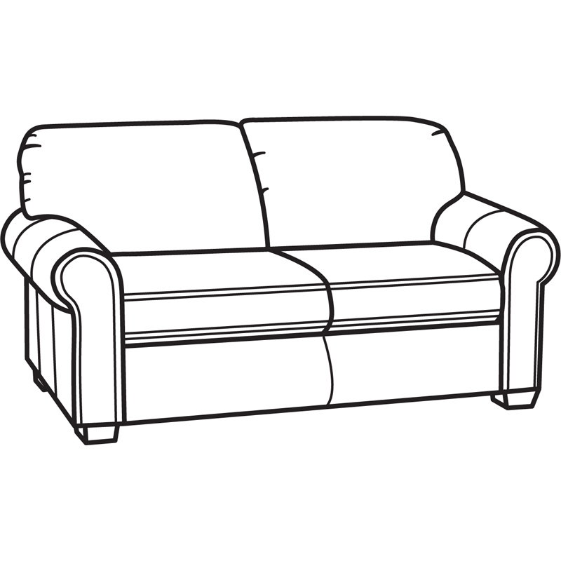 Flexsteel 3535-43 Thornton Leather Full Sleeper