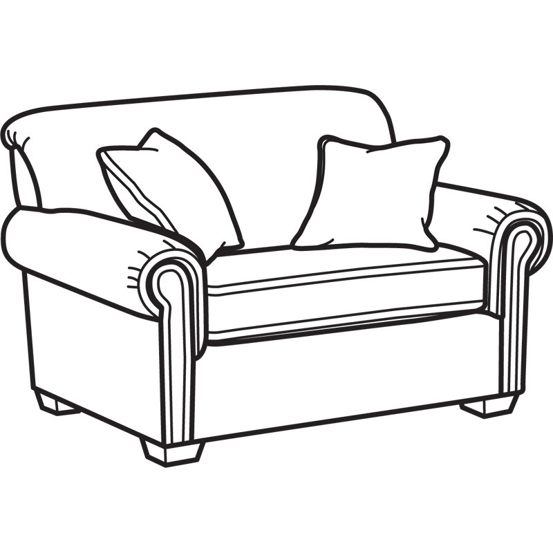 Flexsteel 5988-41 Main Fabric Twin Sleeper