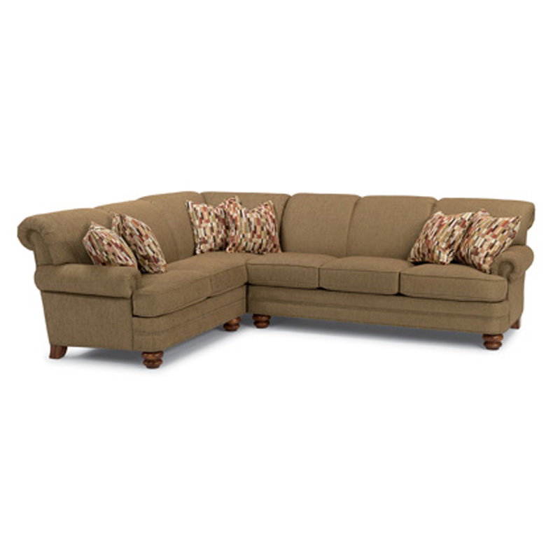Flexsteel 7791-Sect Bay Bridge Fabric Sectional