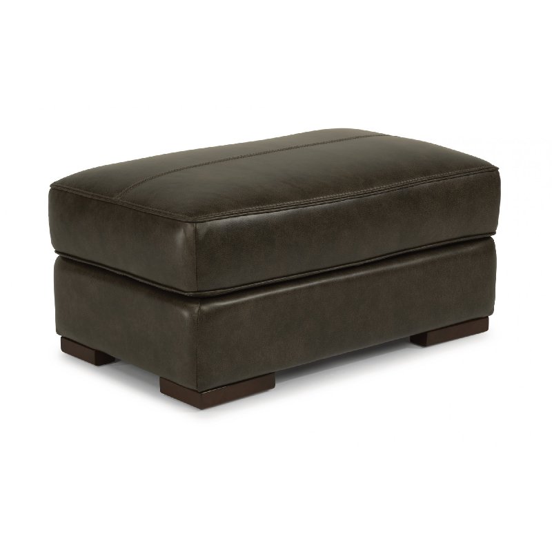 Flexsteel 1113-091 Jade Leather Rectangular Cocktail Ottoman