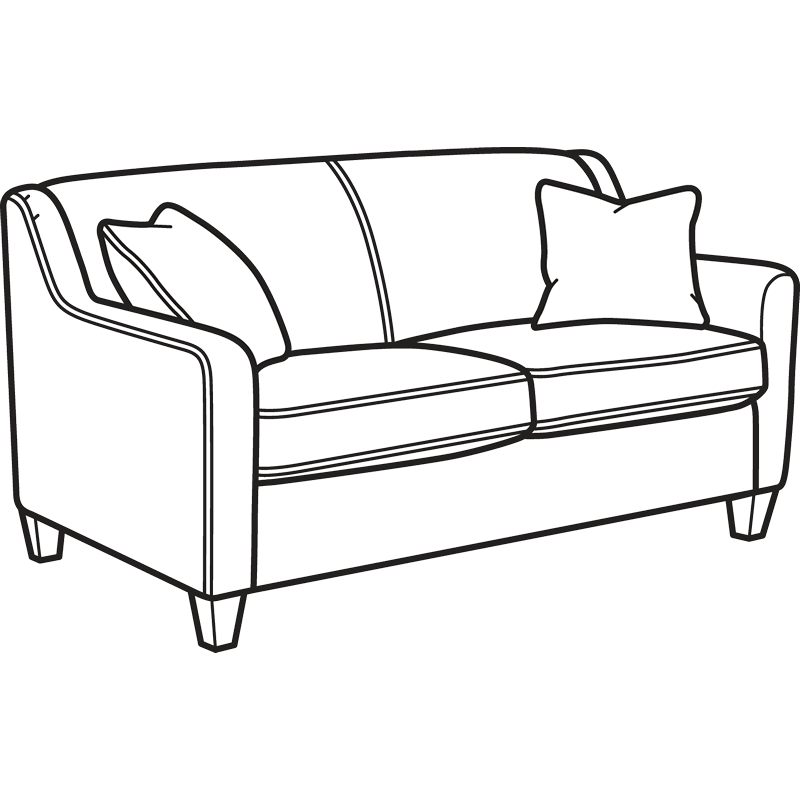 Flexsteel 5118-43 Holly Fabric Full Sleeper