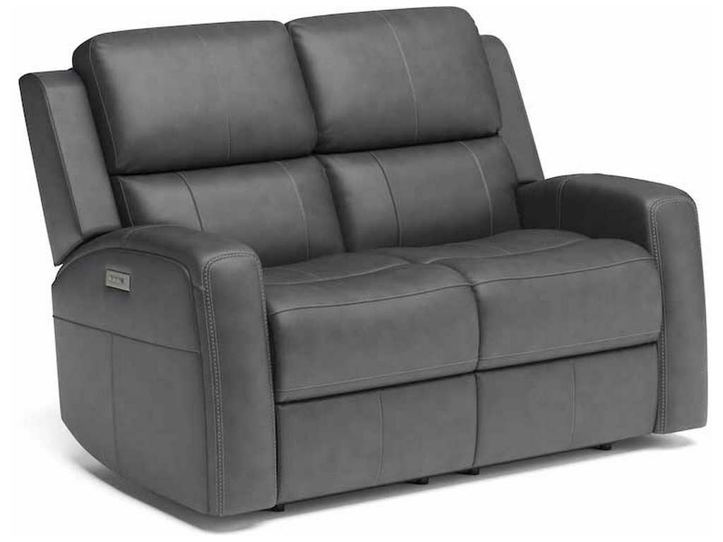 Flexsteel 1043-60PH  Linden Power Reclining Loveseat with Power Headrests and Lumbar