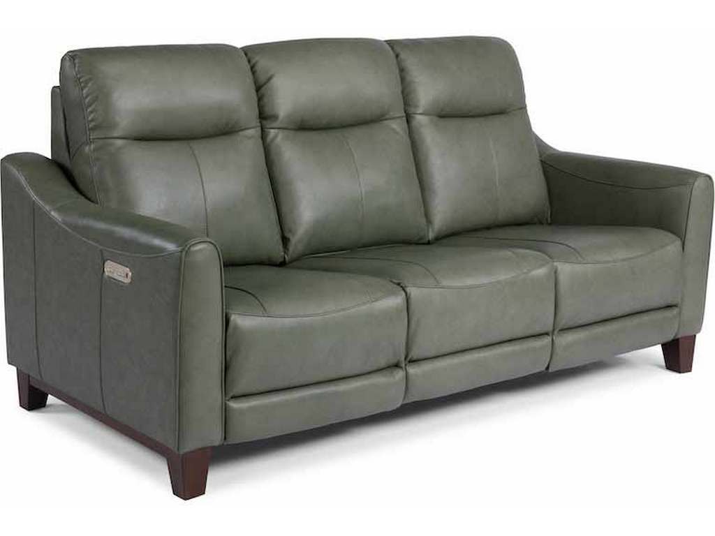 Flexsteel 1197-62PH  Forte Power Reclining Sofa with Power Headrests