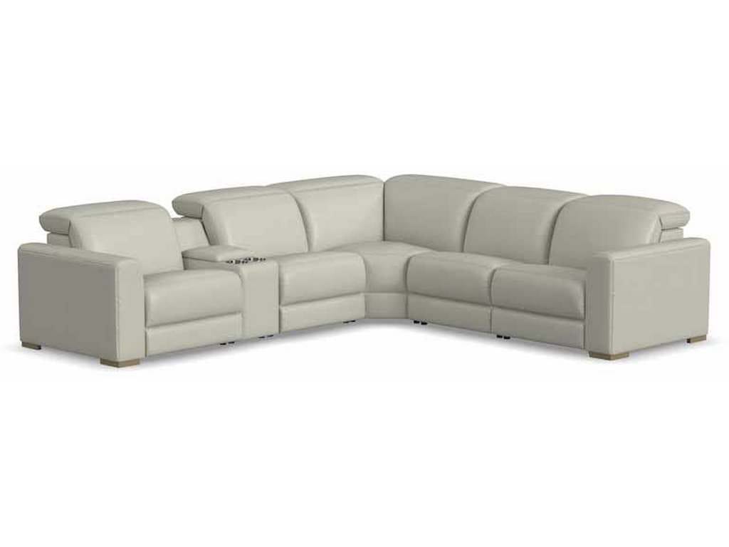 Flexsteel 1327-SECTPH  Aurora Power Reclining Sectional with Power Headrests