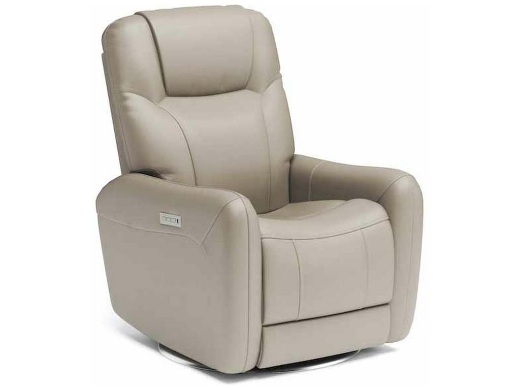 Flexsteel 1514-52PH  Degree Swivel Power Recliner with Power Headrest and Lumbar