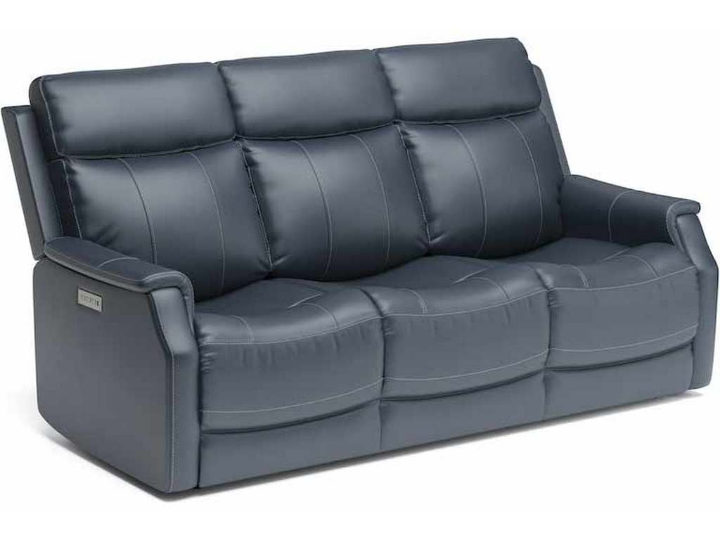 Flexsteel 1520-62PH  Easton Power Reclining Sofa with Power Headrests and Lumbar