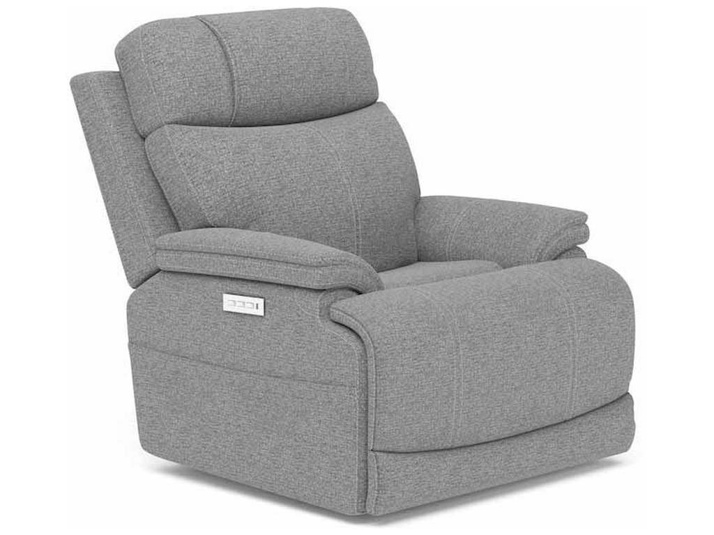 Flexsteel 1584-50PH Logan Power Recliner with Power Headrest and Lumbar Flexsteel 1584-50PH Logan Power Recliner with Power Headrest and Lumbar