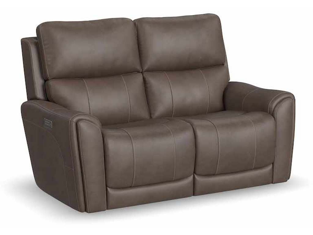 Flexsteel 1587-60PH Carter Power Reclining Loveseat with Power Headrests and Lumbar Flexsteel 1587-60PH Carter Power Reclining Loveseat with Power Headrests and Lumbar