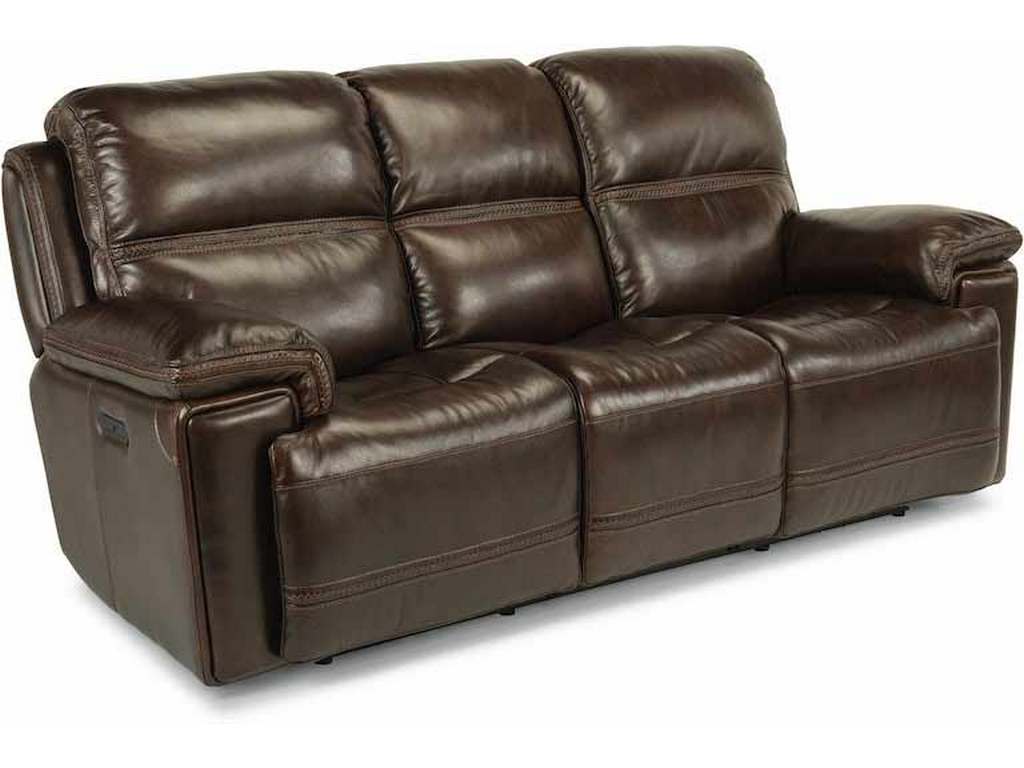 Flexsteel 1659-62PH  Fenwick Power Reclining Sofa with Power Headrests