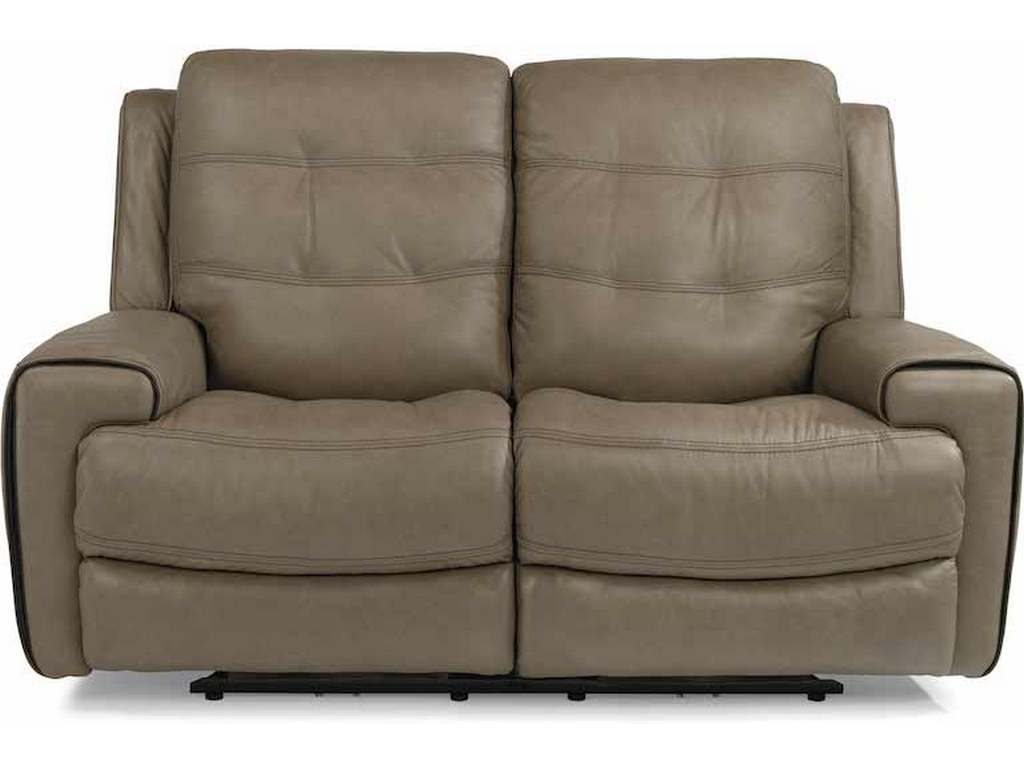 Flexsteel 1681-60PH  Wicklow Power Reclining Loveseat with Power Headrests