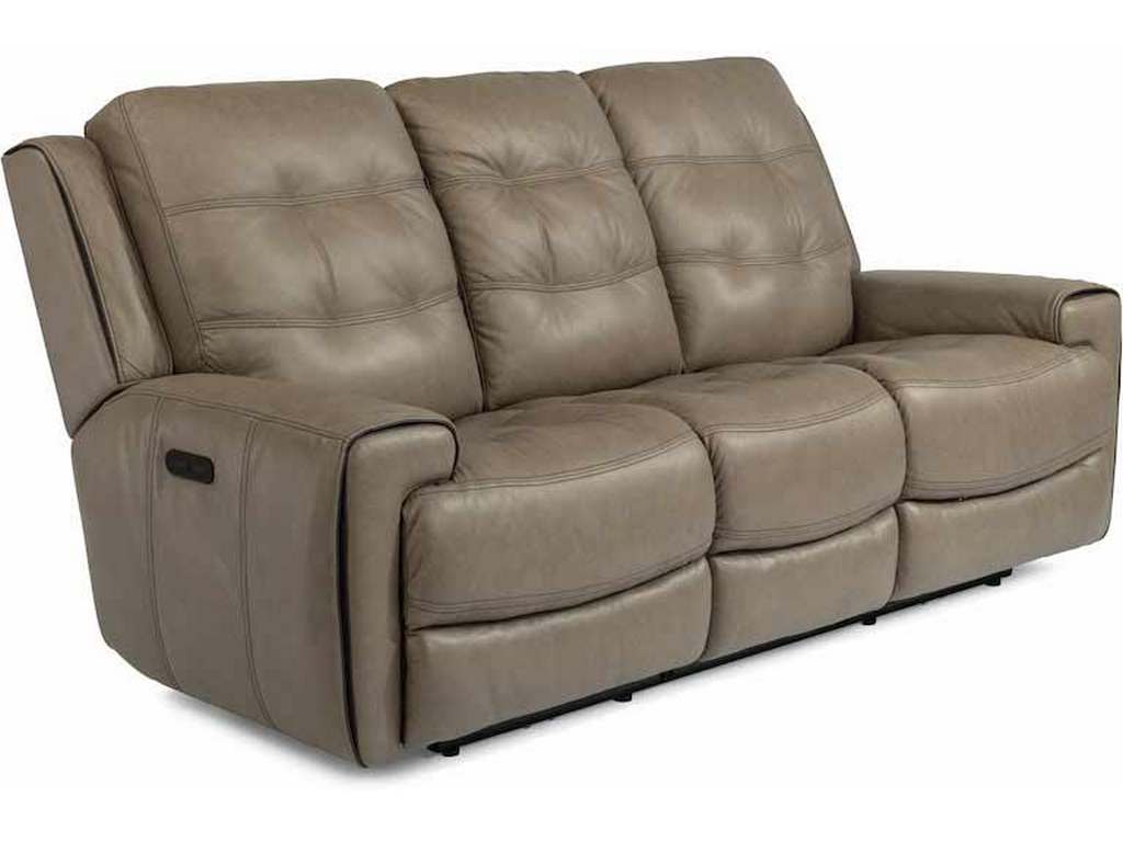 Flexsteel 1681-62PH  Wicklow Power Reclining Sofa with Power Headrests