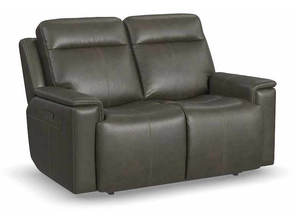 Flexsteel 1739-60PH  Odell Power Reclining Loveseat with Power Headrests and Lumbar