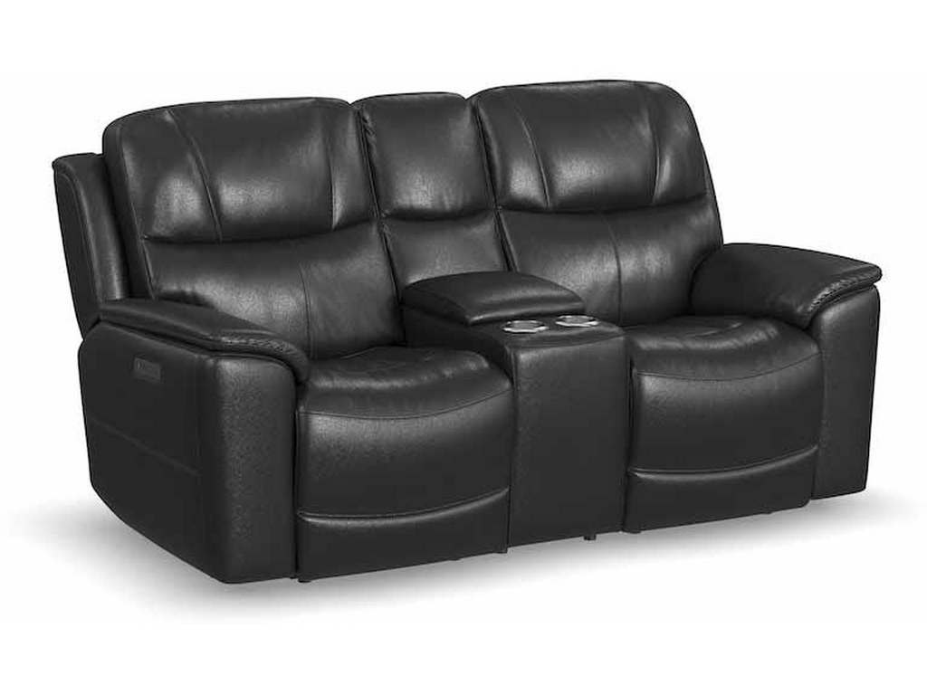 Flexsteel 1783-64PH Crew Power Reclining Loveseat with Console and Power Headrests and Lumbar Flexsteel 1783-64PH Crew Power Reclining Loveseat with Console and Power Headrests and Lumbar