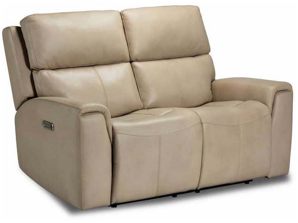 Flexsteel 1828-60PH  Jarvis Power Reclining Loveseat with Power Headrests
