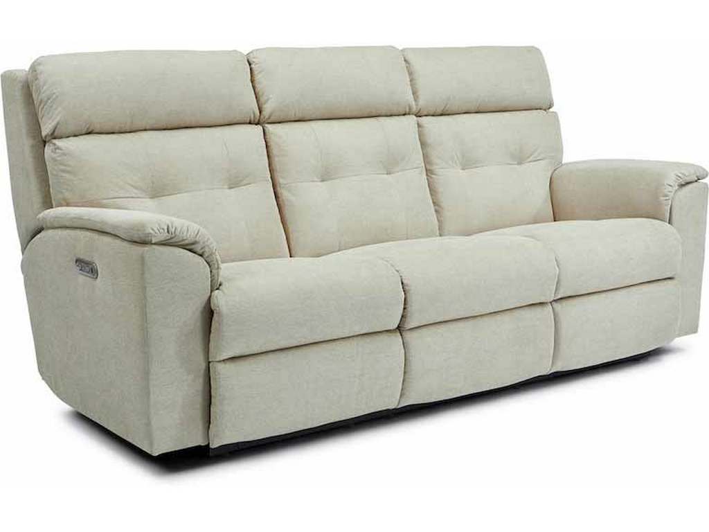 Flexsteel 2804-62H  Mason Power Reclining Sofa with Power Headrests