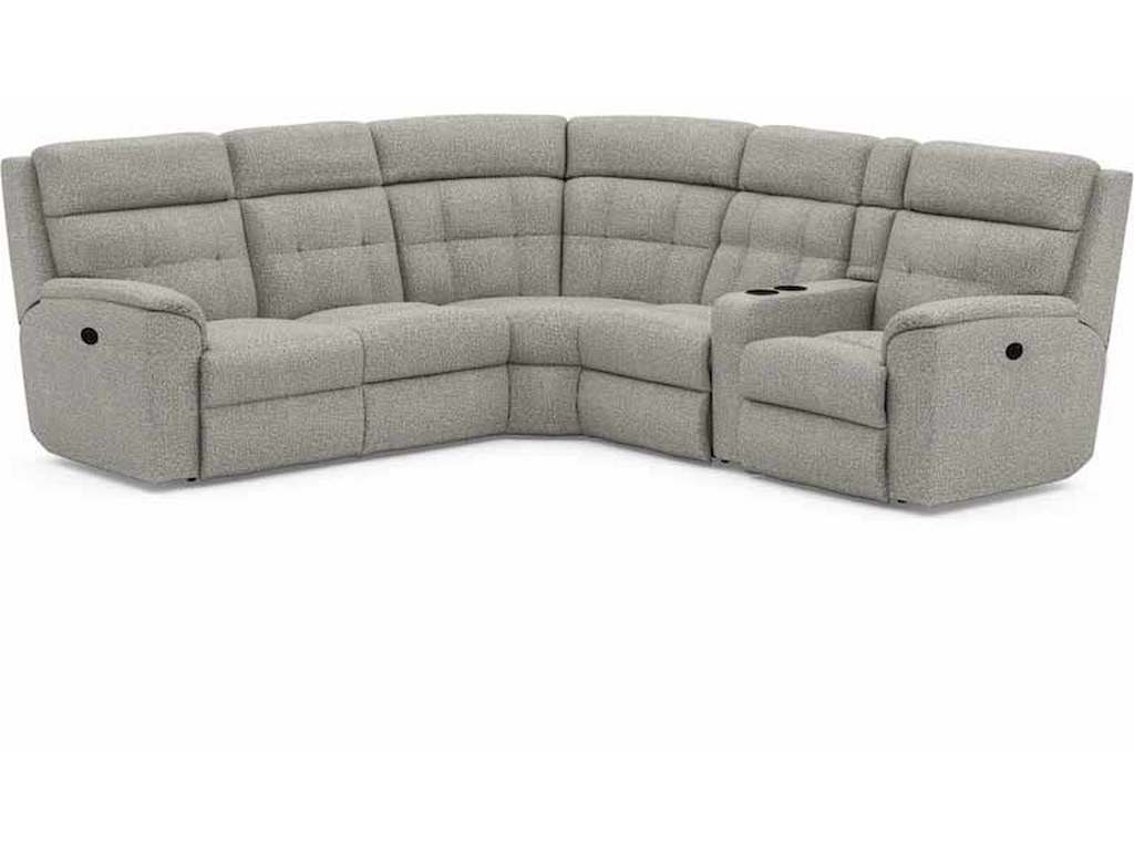 Flexsteel 2804-SECTP  Mason Power Reclining Sectional