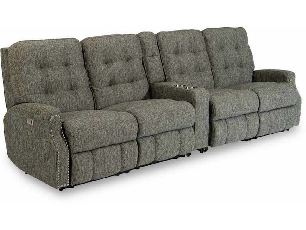Flexsteel 2881-SECTPH Devon Power Reclining Sectional with Power Headrests Flexsteel 2881-SECTPH Devon Power Reclining Sectional with Power Headrests