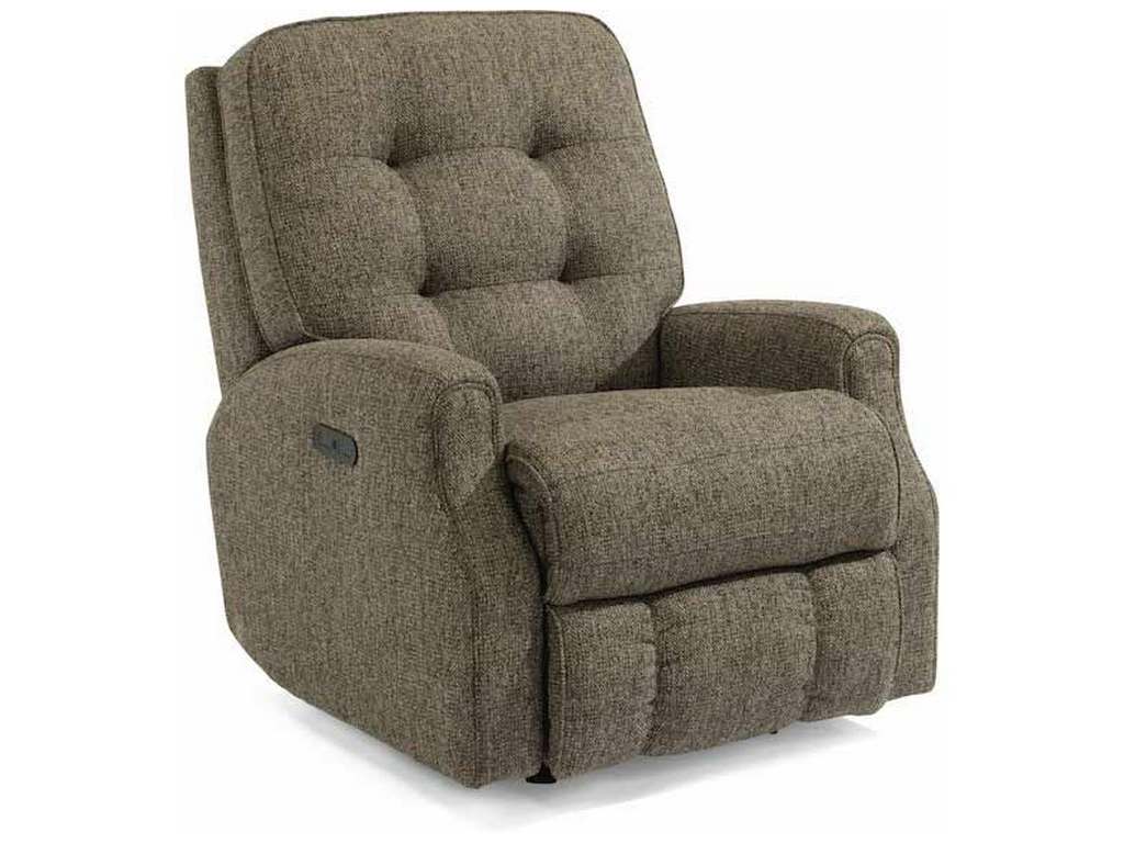 Flexsteel 2882-51H  Devon Power Rocking Recliner with Power Headrest