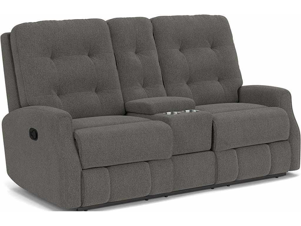 Flexsteel 2882-601 Devon Reclining Loveseat with Console Flexsteel 2882-601 Devon Reclining Loveseat with Console