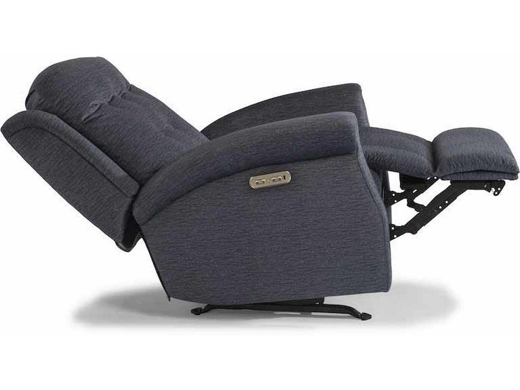 Flexsteel 2884-51H  Minnie Power Rocking Recliner with Power Headrest