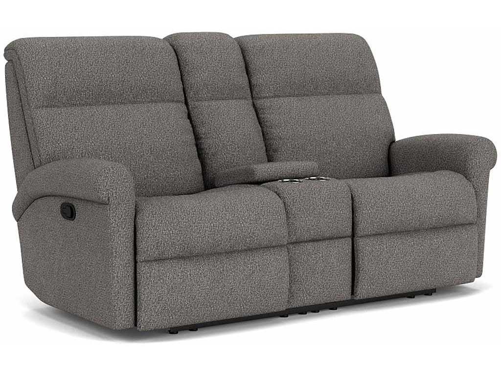 Flexsteel 2902-601 Davis Reclining Loveseat with Console Flexsteel 2902-601 Davis Reclining Loveseat with Console