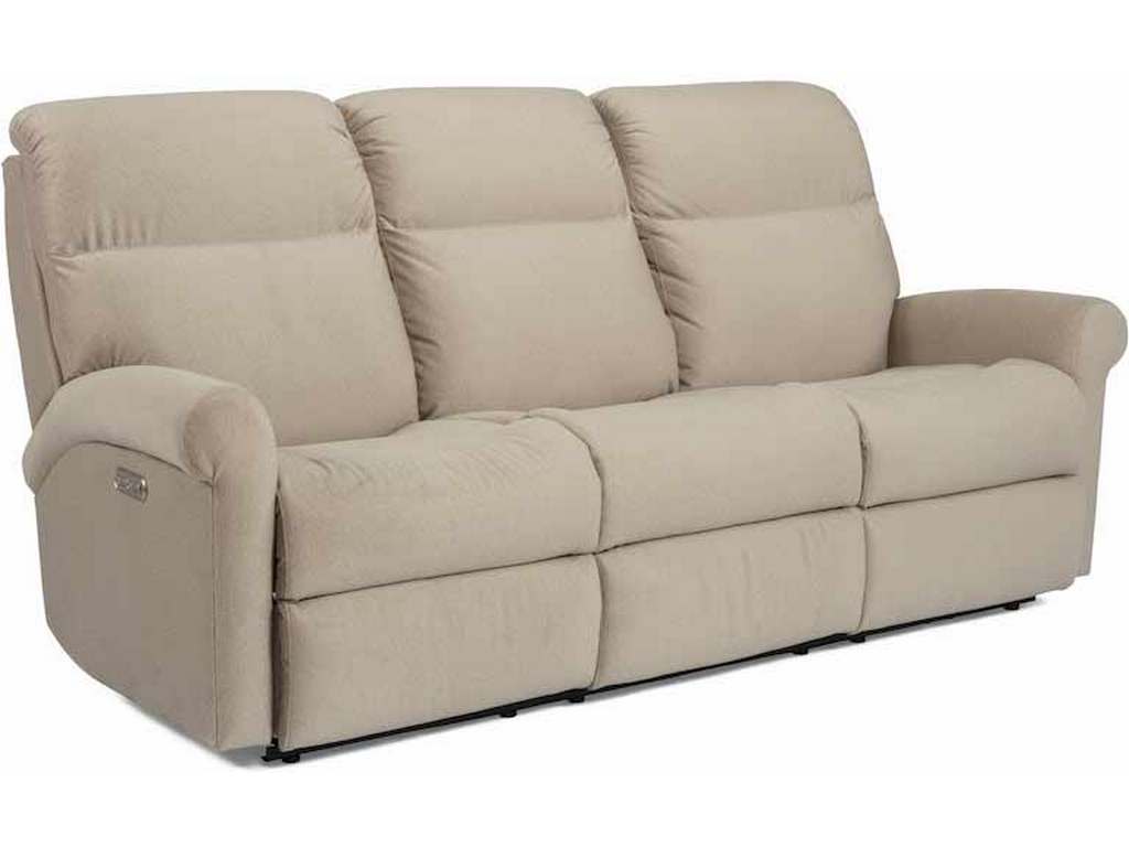 Flexsteel 2902-62H  Davis Power Reclining Sofa with Power Headrests