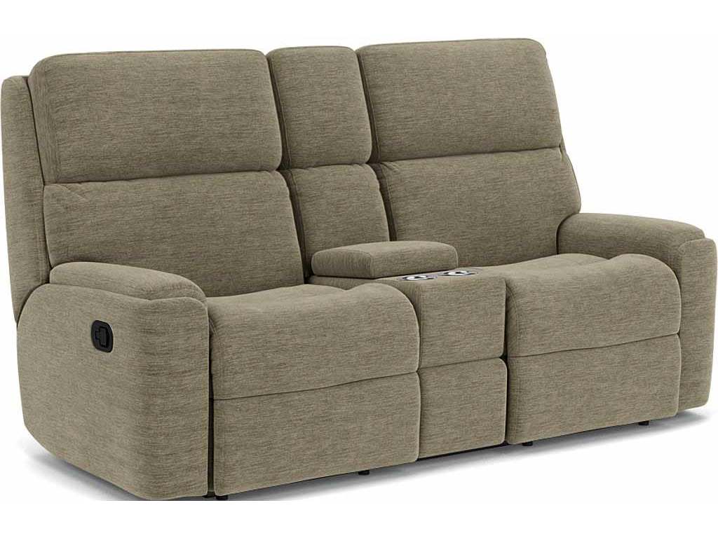 Flexsteel 2904-601  Rio Reclining Loveseat with Console