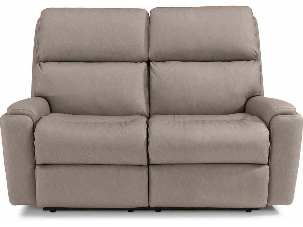 Flexsteel 2904-60H  Rio Power Reclining Loveseat with Power Headrests