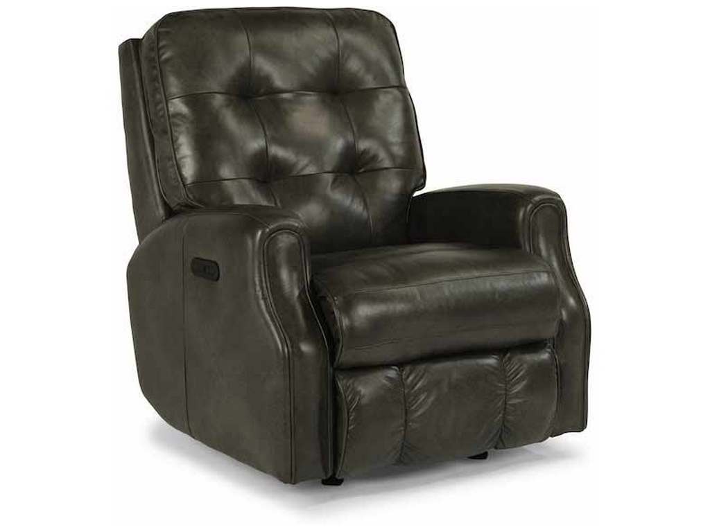 Flexsteel 3882-51H  Devon Power Rocking Recliner with Power Headrest