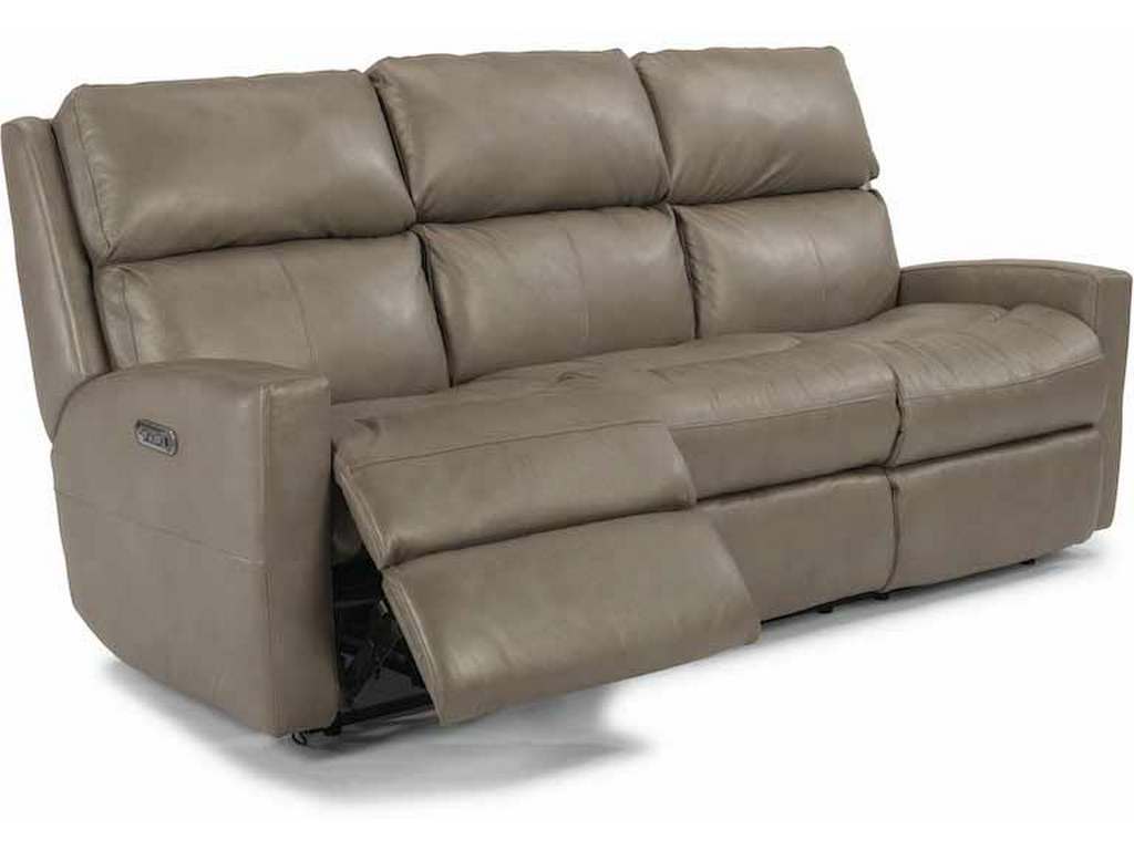 Flexsteel 3900-62H  Catalina Power Reclining Sofa with Power Headrests