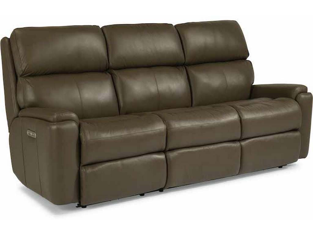 Flexsteel 3904-62H  Rio Power Reclining Sofa with Power Headrests