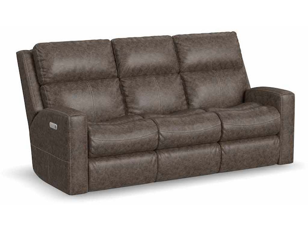 Flexsteel B3805-62L  Score Power Reclining Sofa with Power Headrests and Lumbar